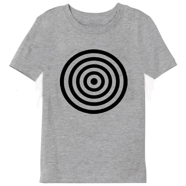 3 Colors Summer Children's T-shirt 100% Cotton Skull Print Boys T Shirt Girl Birthday T-shirt Gift Boy Clothes 2-10 Years 2021