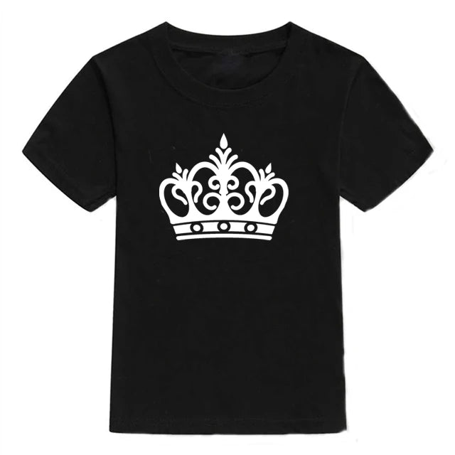 3 Colors Summer Children's T-shirt 100% Cotton Skull Print Boys T Shirt Girl Birthday T-shirt Gift Boy Clothes 2-10 Years 2021