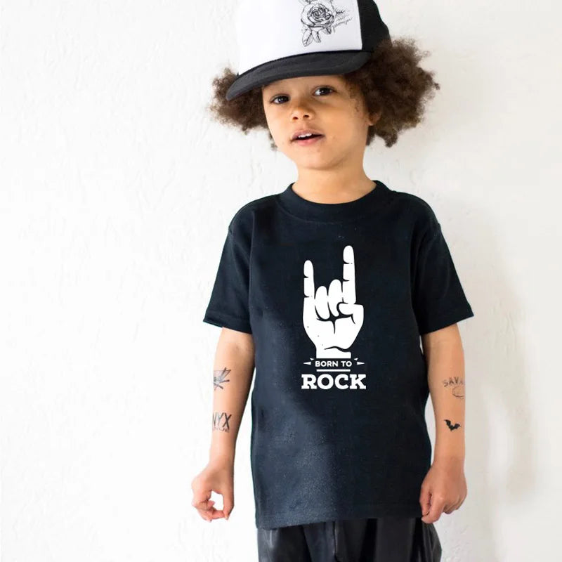 3 Colors Summer Children's T-shirt 100% Cotton Skull Print Boys T Shirt Girl Birthday T-shirt Gift Boy Clothes 2-10 Years 2021