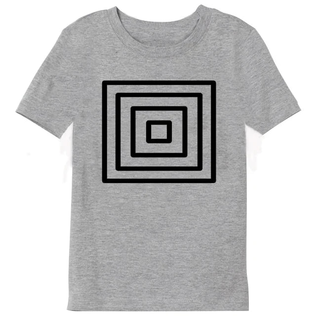 3 Colors Summer Children's T-shirt 100% Cotton Skull Print Boys T Shirt Girl Birthday T-shirt Gift Boy Clothes 2-10 Years 2021