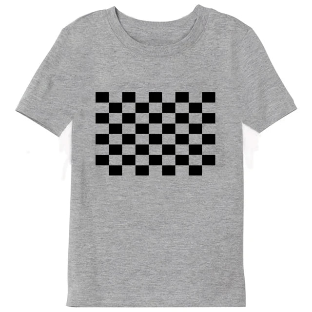 3 Colors Summer Children's T-shirt 100% Cotton Skull Print Boys T Shirt Girl Birthday T-shirt Gift Boy Clothes 2-10 Years 2021
