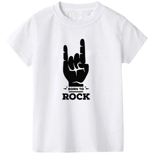 3 Colors Summer Children's T-shirt 100% Cotton Skull Print Boys T Shirt Girl Birthday T-shirt Gift Boy Clothes 2-10 Years 2021