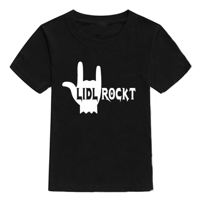 2024 Summer Children's T-Shirt Fashion 100% Cotton Boy T Shirt Girl Cartoon Skull Print Girl T-Shirt Top Boy Clothes 2-10Y
