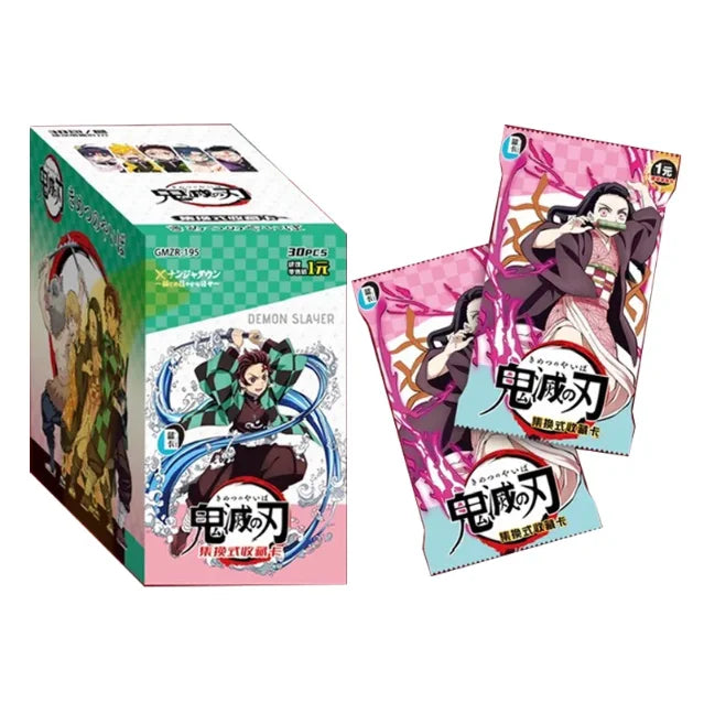 New Original Demon Slayer Cards Infinite Train SSP Card Diamond Rare Card Tanjirou Kamado Nezuko Character Collection Card