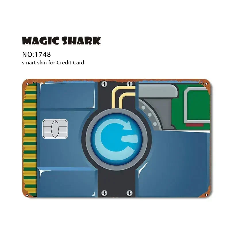 Hot Sale Yogioh Spongbob Food Coupon Mexico Money Super Mario No Fade Skin Sticker Film for Credit Card Debit Card