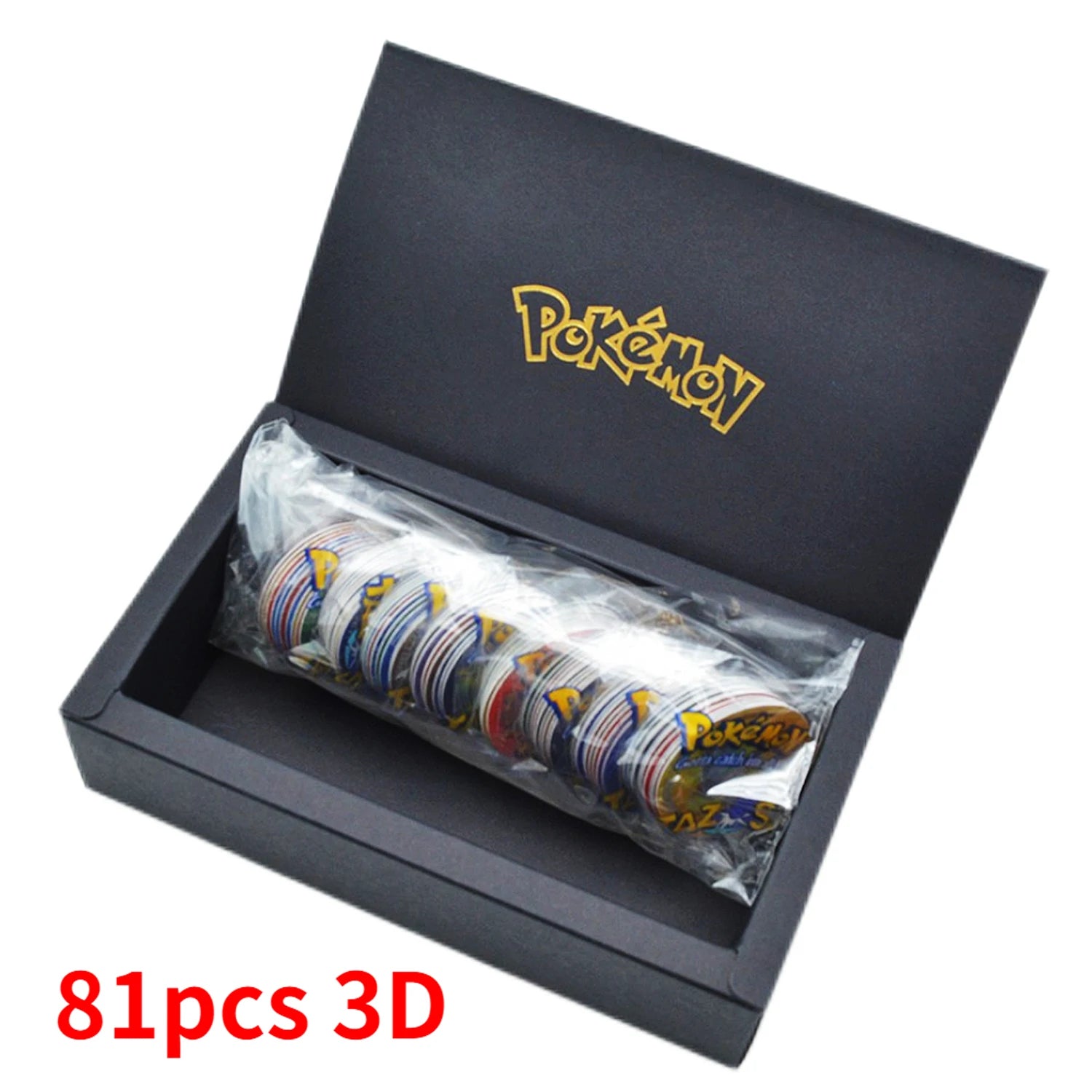 100/160pcs Pokemon Tazos 1/ 2 Generation Strokes Box 3D Round Square Collection Cards Album Trainer Pogs Cheetos Chipitaps