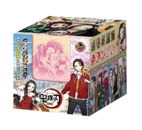 New Original Demon Slayer Cards Infinite Train SSP Card Diamond Rare Card Tanjirou Kamado Nezuko Character Collection Card