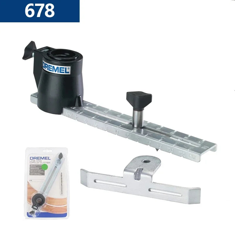 Dremel Accessories for Rotary Tool 4486 Keyless Chuck 225-1 Flexible Shaft 575 Right Angle Adapter 678-1 Guideway Pro Attachment
