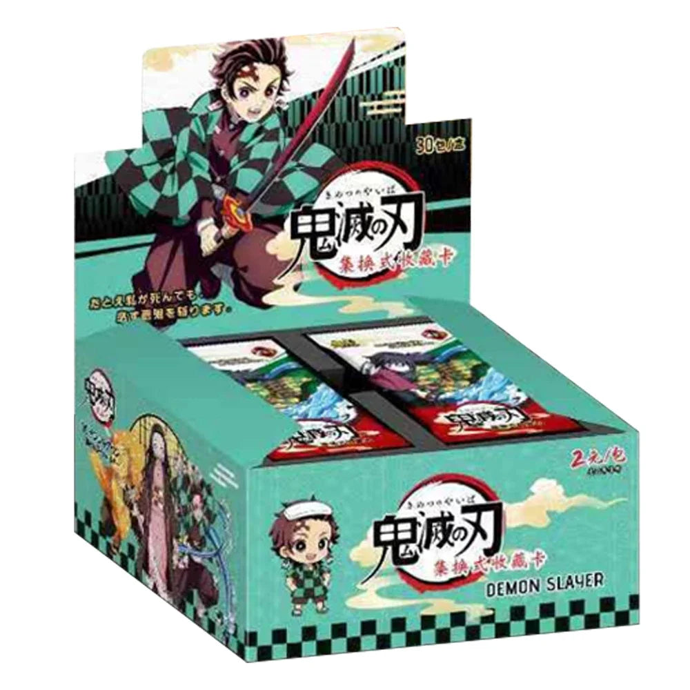 New Original Demon Slayer Cards Infinite Train SSP Card Diamond Rare Card Tanjirou Kamado Nezuko Character Collection Card