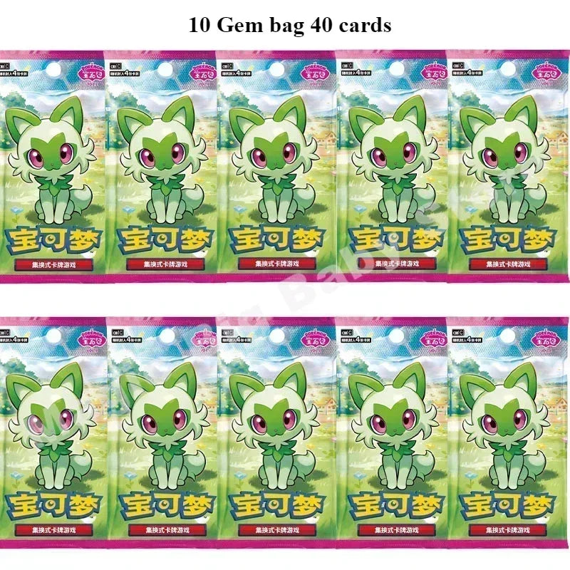 Original Genuine Pokemon Trading PTCG Cards Chinese 9.0 Zhu&Purple Collected 151 Trip Open From Eternity Booster Pack Child Gift