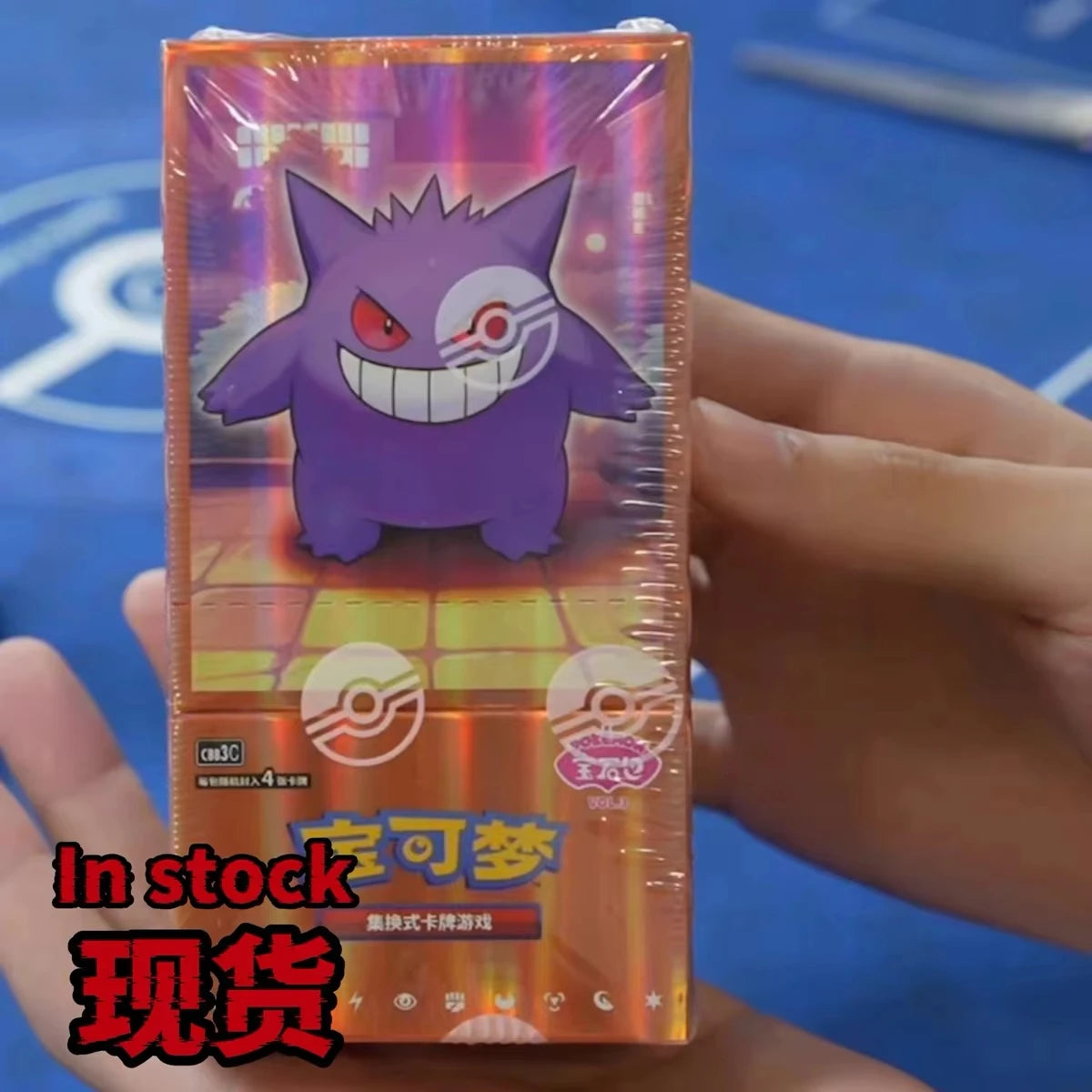 In Stock Original Cards Gem Pack Vol 2 & 3 Scarlet and Violet Eevee Vol 3 Trading Card Chinese PTCG Bag Box Toys Collection Gift