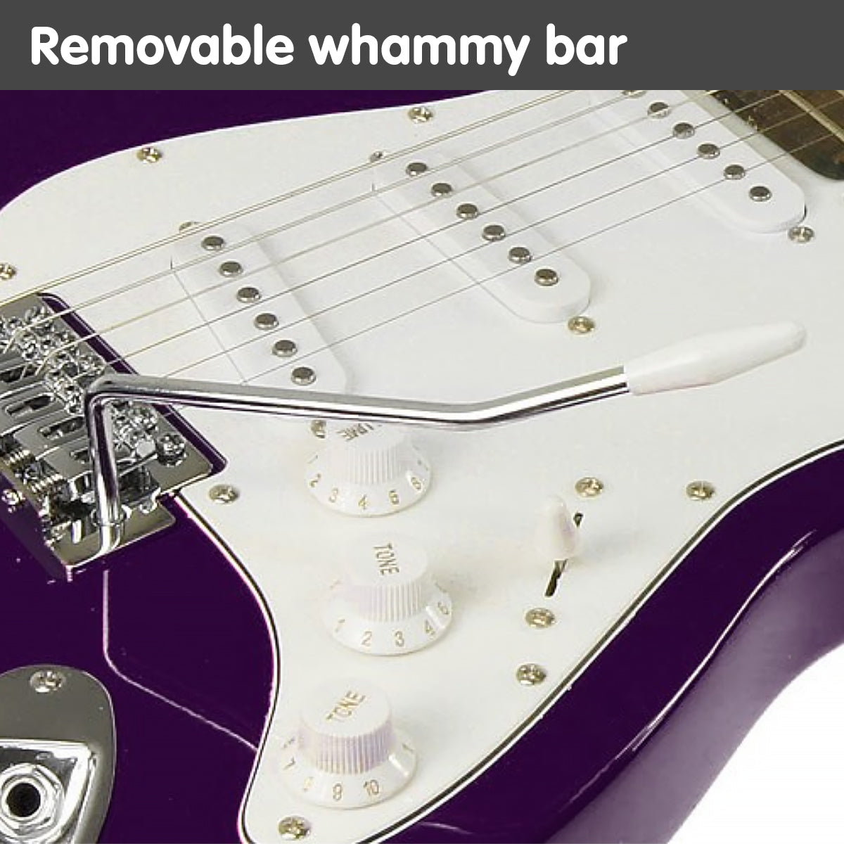 NNEDPE Karrera 39in Electric Guitar - Purple